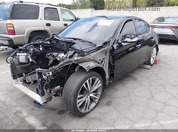 JN1EV7AP3LM204707 2020 INFINITI Q50 Black Przód lewy