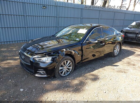 JN1EV7AP4HM737592 2017 INFINITI Q50 Black Vista tres cuartos delantera izquierda