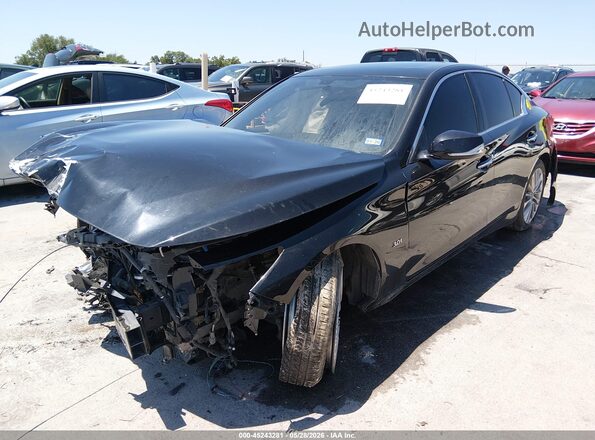 JN1EV7AP4JM353334 2018 INFINITI Q50 Black Передня ліва чверть