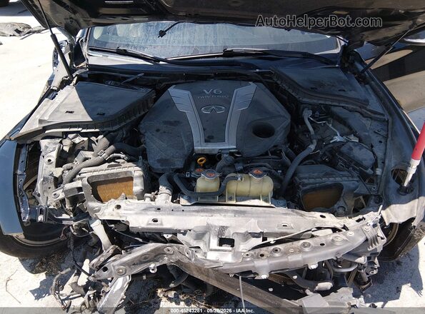 JN1EV7AP4JM353334 2018 INFINITI Q50 Black Вид ззаду