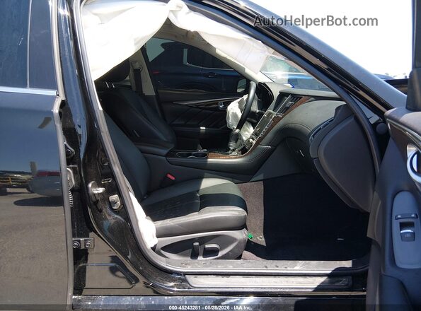 JN1EV7AP4JM353334 2018 INFINITI Q50 Black Вид салону спереду