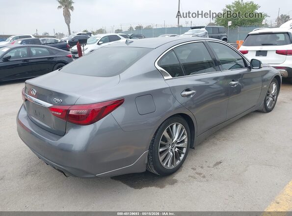 JN1EV7AP4JM365290 2018 INFINITI Q50 Gray Trasero derecho