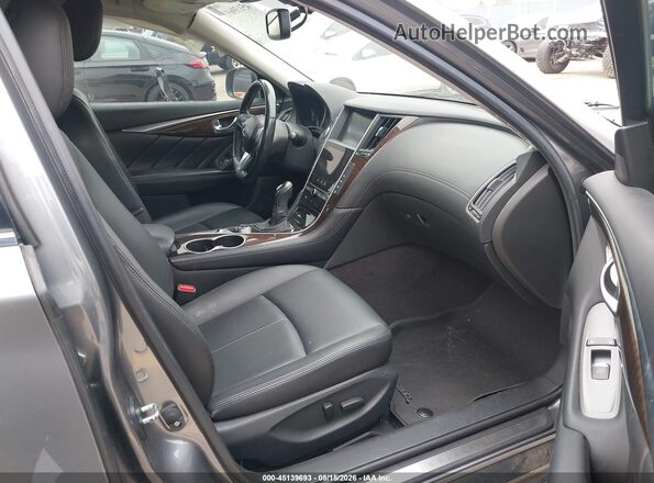 JN1EV7AP4JM365290 2018 INFINITI Q50 Gray Vista interior delantera