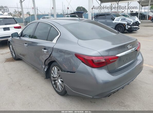 JN1EV7AP4JM365290 2018 INFINITI Q50 Gray Trasero izquierdo