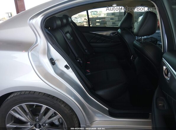 JN1EV7AP4JM365483 2018 INFINITI Q50 Серебряный Вид наклейки с VIN-кодом