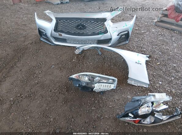 JN1EV7AP4JM365483 2018 INFINITI Q50 Серебряный Вид щитка приборов