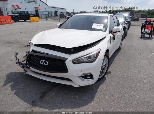 JN1EV7AP4LM206692 2020 INFINITI Q50 White Передня ліва чверть