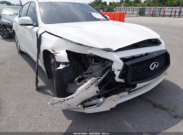 JN1EV7AP4LM206692 2020 INFINITI Q50 White Вид спереду
