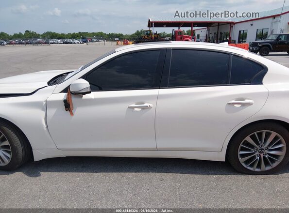 JN1EV7AP4LM206692 2020 INFINITI Q50 White Вид задньої частини салону