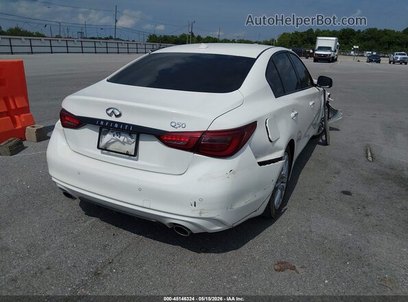 JN1EV7AP4LM206692 2020 INFINITI Q50 White Задня права чверть