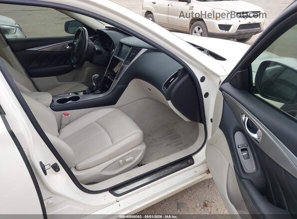 JN1EV7AP5HM740324 2017 INFINITI Q50 White Սալոնի դիմացի տեսք