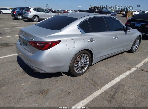 JN1EV7AP5JM361975 2018 INFINITI Q50 Серебряный Задняя правая четверть
