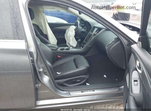 JN1EV7AP5KM542866 2019 INFINITI Q50 Black წინა სალონის ხედი