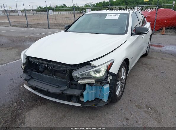 JN1EV7AP5LM206085 2020 INFINITI Q50 Белый Передняя левая четверть