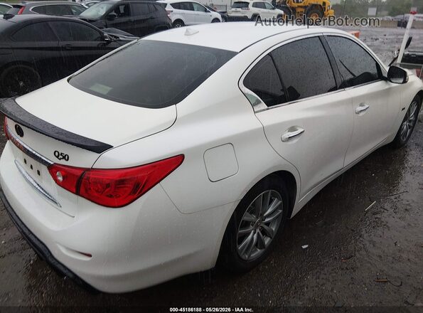 JN1EV7AP8HM738468 2017 INFINITI Q50 White Trasero derecho