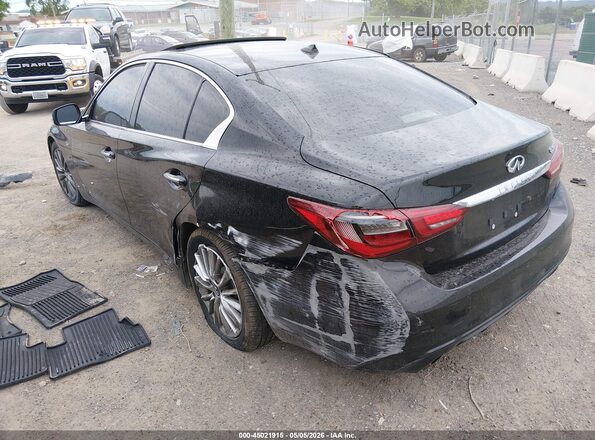 JN1EV7AP8JM591879 2018 INFINITI Q50 Black Tył lewy