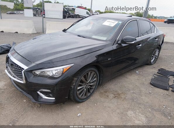 JN1EV7AP8JM591879 2018 INFINITI Q50 Black Przód lewy