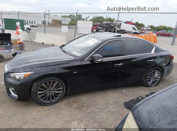 JN1EV7AP8JM591879 2018 INFINITI Q50 Black Widok wnętrza 360 stopni