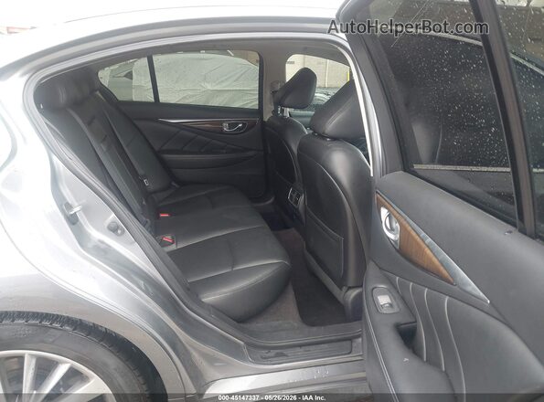 JN1EV7AP8JM592062 2018 INFINITI Q50 Gray Vista de la etiqueta del VIN