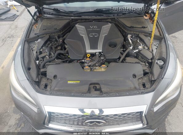 JN1EV7AP8JM592062 2018 INFINITI Q50 Gray Vista trasera