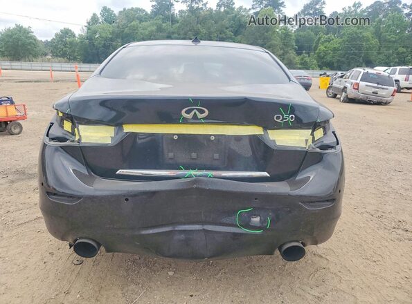 JN1EV7AP9HM736986 2017 INFINITI Q50 Black უკანა ხედი