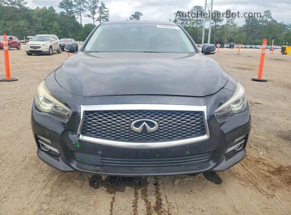 JN1EV7AP9HM736986 2017 INFINITI Q50 Black წინა ხედი