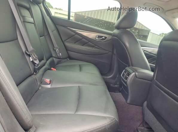 JN1EV7AP9HM736986 2017 INFINITI Q50 Black უკანა სავარძლების ხედი