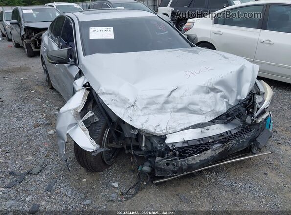 JN1EV7AP9JM365320 2018 INFINITI Q50 Silver Դիմացի տեսք