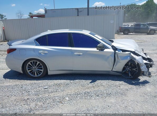 JN1EV7AP9JM365320 2018 INFINITI Q50 Silver Սալոնի հետևի տեսք