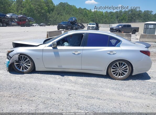 JN1EV7AP9JM365320 2018 INFINITI Q50 Silver Սալոնի 360 աստիճան տեսք