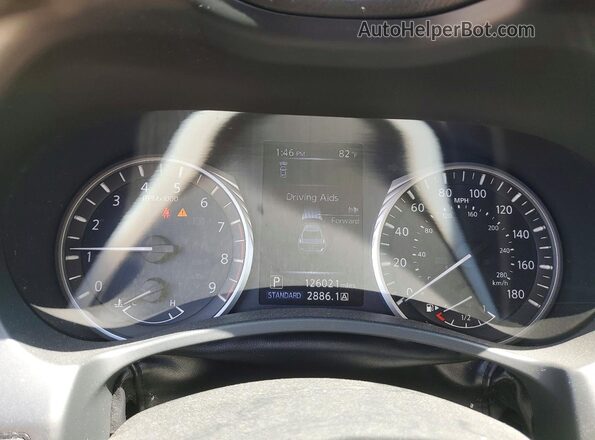 JN1EV7AP9KM510213 2019 INFINITI Q50 White Вид щитка приладів