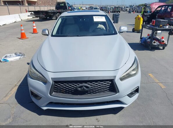 JN1EV7AP9KM514505 2019 INFINITI Q50 Gray Widok zestawu wskaźników