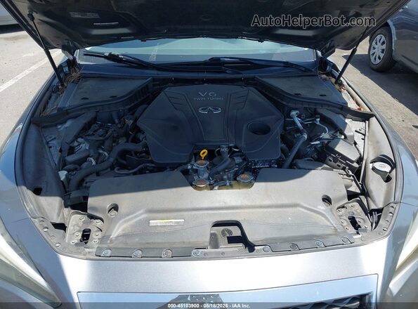 JN1EV7AP9KM516805 2019 INFINITI Q50 Gray Вид ззаду