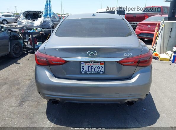 JN1EV7AP9KM516805 2019 INFINITI Q50 Gray 