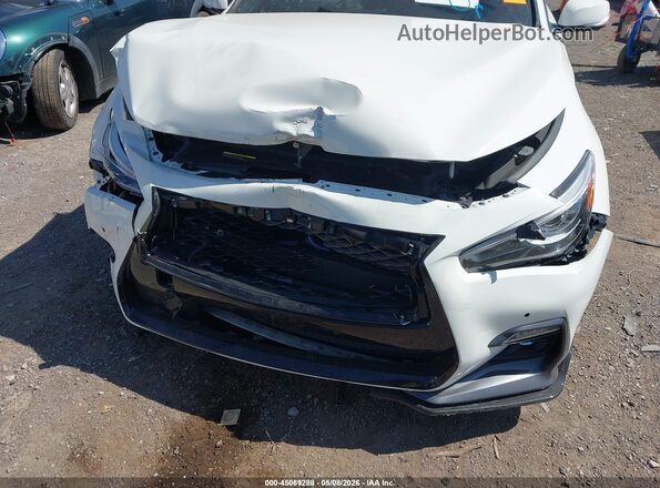 JN1EV7AP9KM540943 2019 INFINITI Q50 White Front view