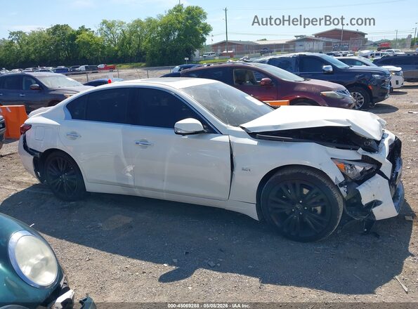 JN1EV7AP9KM540943 2019 INFINITI Q50 White Rear interior view