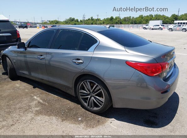 JN1EV7APXHM738326 2017 INFINITI Q50 Серый Панорамный вид салона 360°