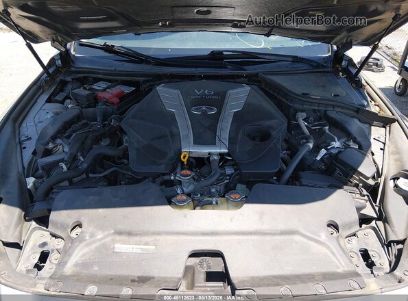 JN1EV7APXHM738326 2017 INFINITI Q50 Серый Вид сзади