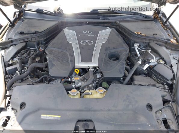 JN1EV7APXJM352205 2018 INFINITI Q50 Silver Вид ззаду