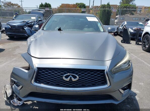 JN1EV7APXJM352205 2018 INFINITI Q50 Silver Вид щитка приладів