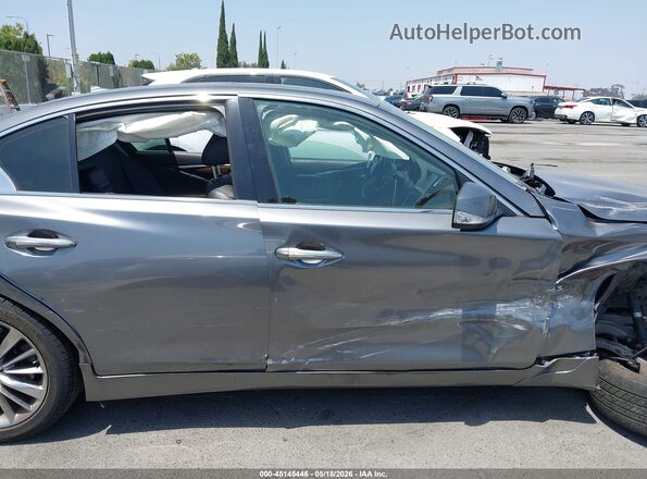 JN1EV7APXJM352205 2018 INFINITI Q50 Silver Вид задньої частини салону