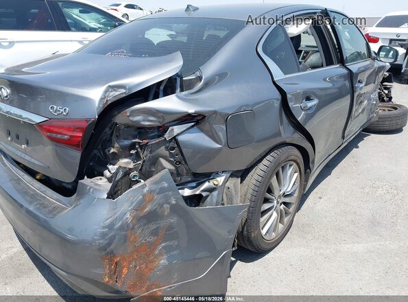 JN1EV7APXJM352205 2018 INFINITI Q50 Silver 