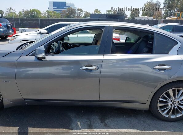 JN1EV7APXJM352205 2018 INFINITI Q50 Silver Панорамний вид салону 360°