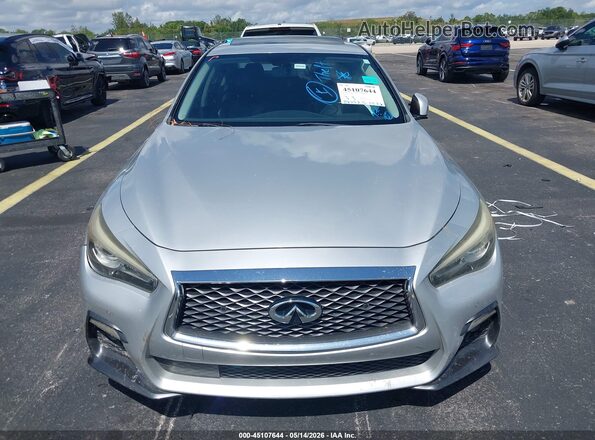 JN1EV7APXJM358571 2018 INFINITI Q50 Серый Вид спереди