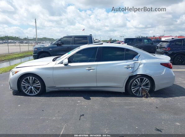 JN1EV7APXJM358571 2018 INFINITI Q50 Серый Панорамный вид салона 360°