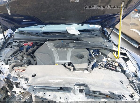 JN1EV7APXJM364502 2018 INFINITI Q50 Blue უკანა ხედი