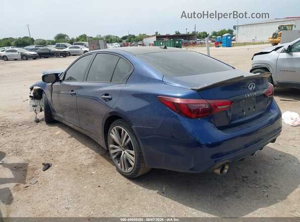 JN1EV7APXJM364502 2018 INFINITI Q50 Blue 