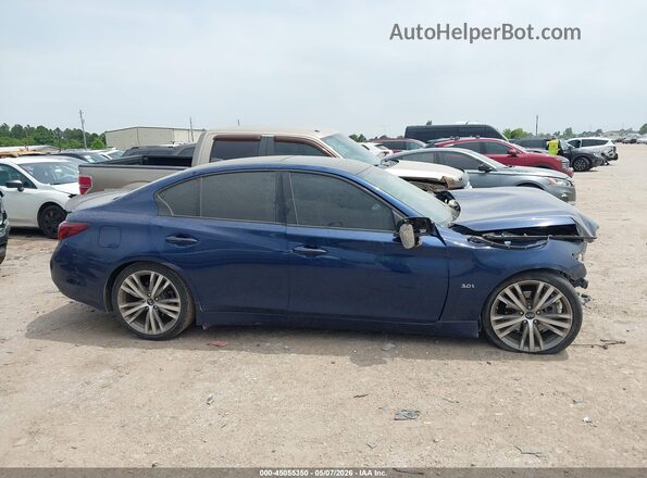 JN1EV7APXJM364502 2018 INFINITI Q50 Blue სალონის 360-გრადუსიანი ხედი