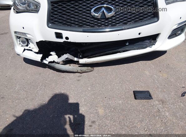 JN1EV7AR0HM833043 2017 INFINITI Q50 White Դիմացի տեսք