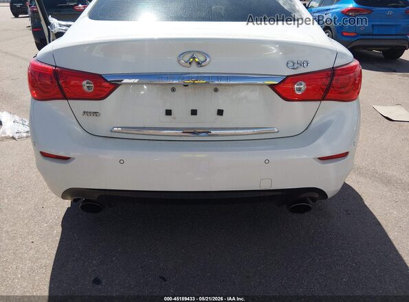 JN1EV7AR0HM833043 2017 INFINITI Q50 White 